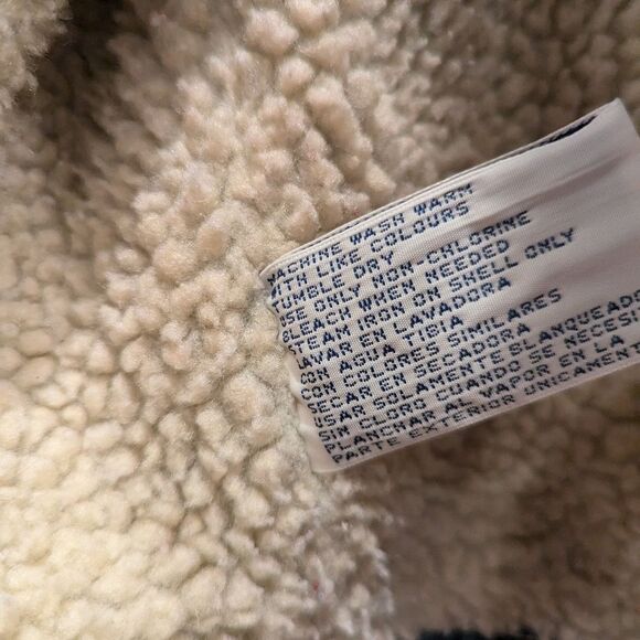 Vintage Arizona faux Sherpa lined denim jacket - Picture 8 of 10